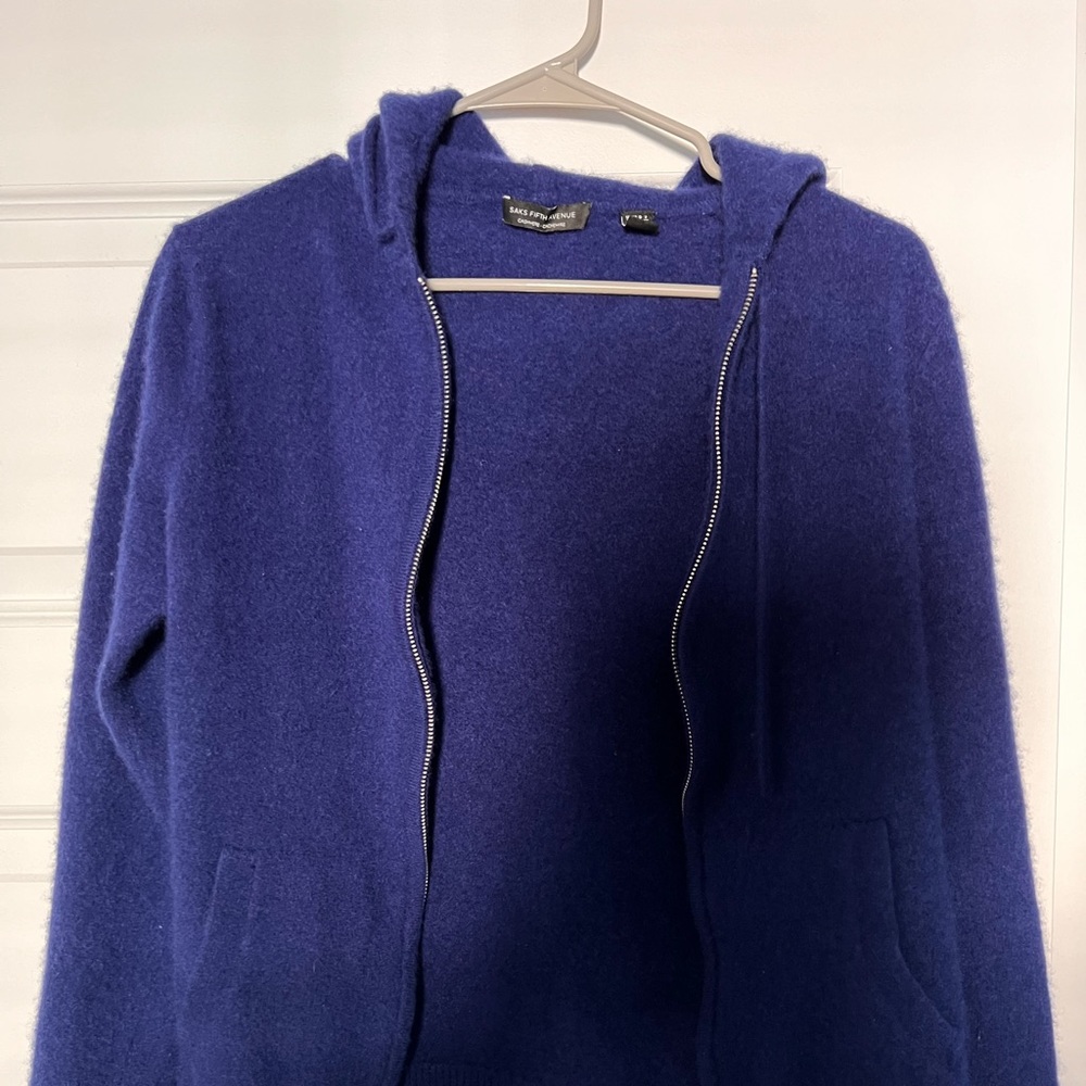 Saks Fifth Ave cashmere hoodie